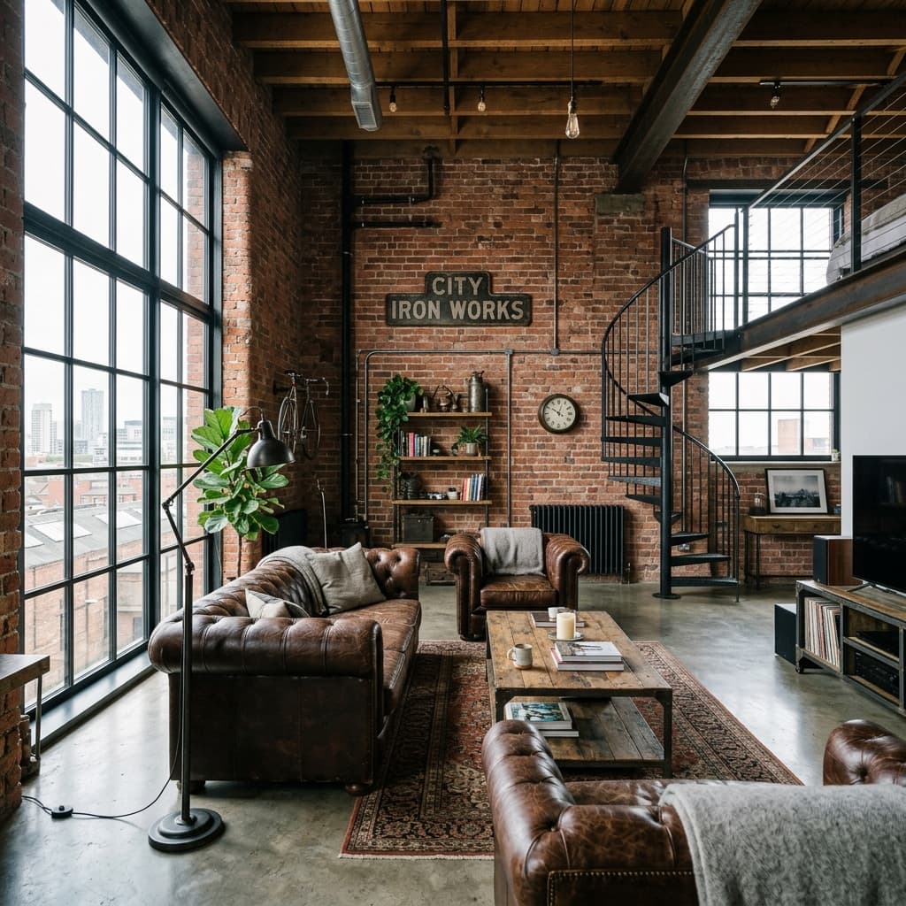 Industrial virtual staging example